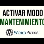 Configuración de mantenimiento: crea una página personalizada de modo de mantenimiento